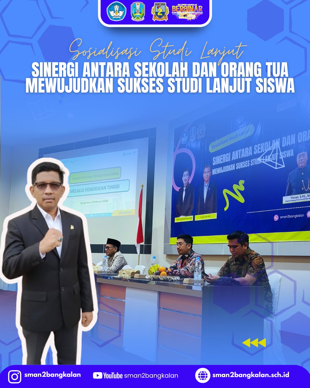SOSIALISASI STUDI LANJUT  “Sinergi antara Sekolah dan Orang Tua Guna Mewujudkan Suksesnya Studi Lanjut Siswa”