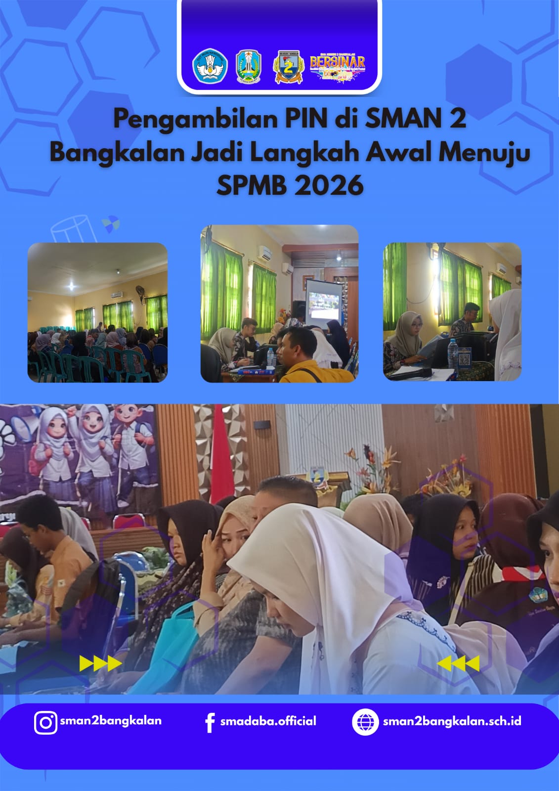 Pengambilan PIN di SMAN 2 Bangkalan Jadi Langkah Awal Menuju SPMB 2026