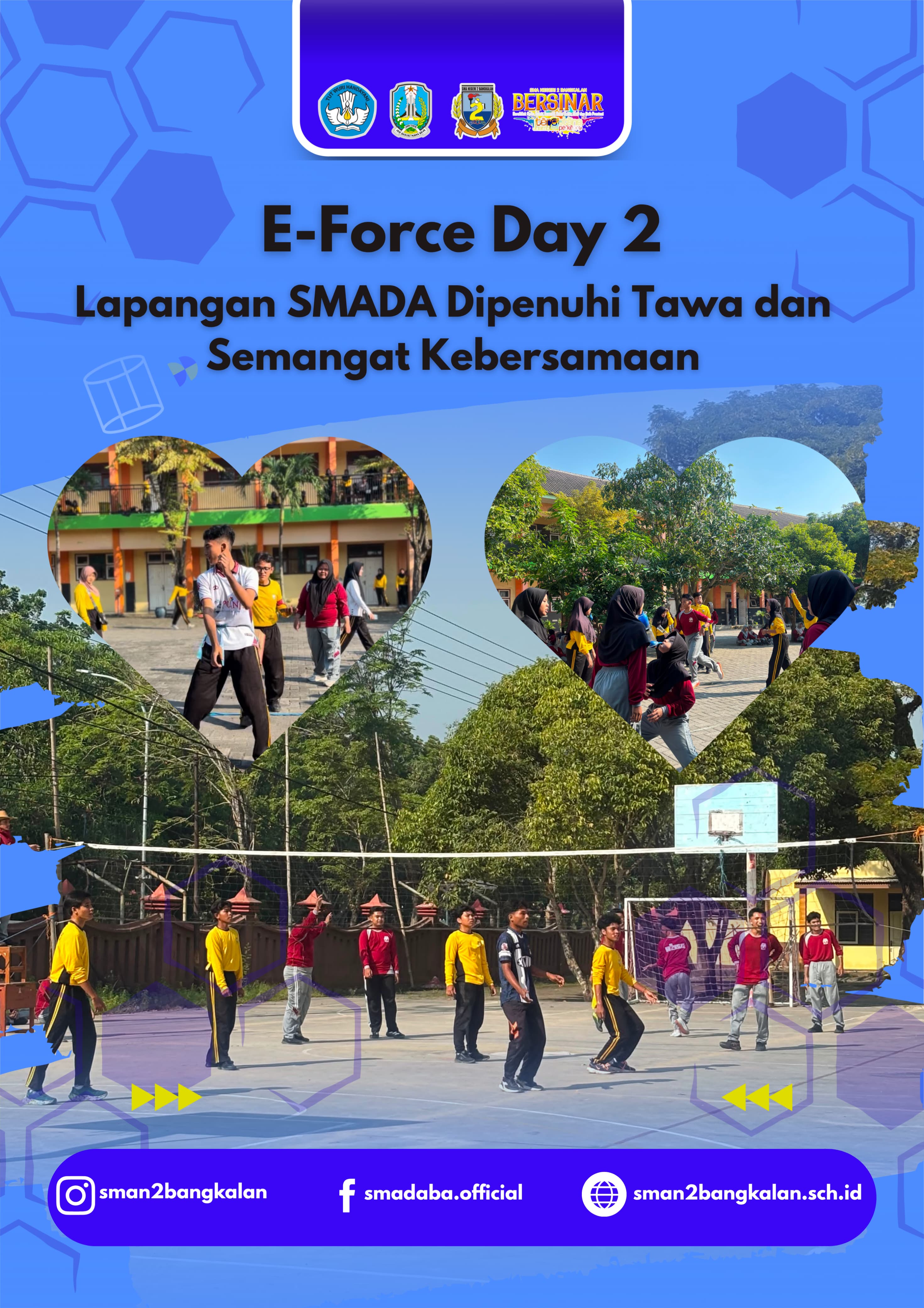 E-Force 2026 Day 2: Lapangan SMADA Dipenuhi Tawa dan Semangat Kebersamaan
