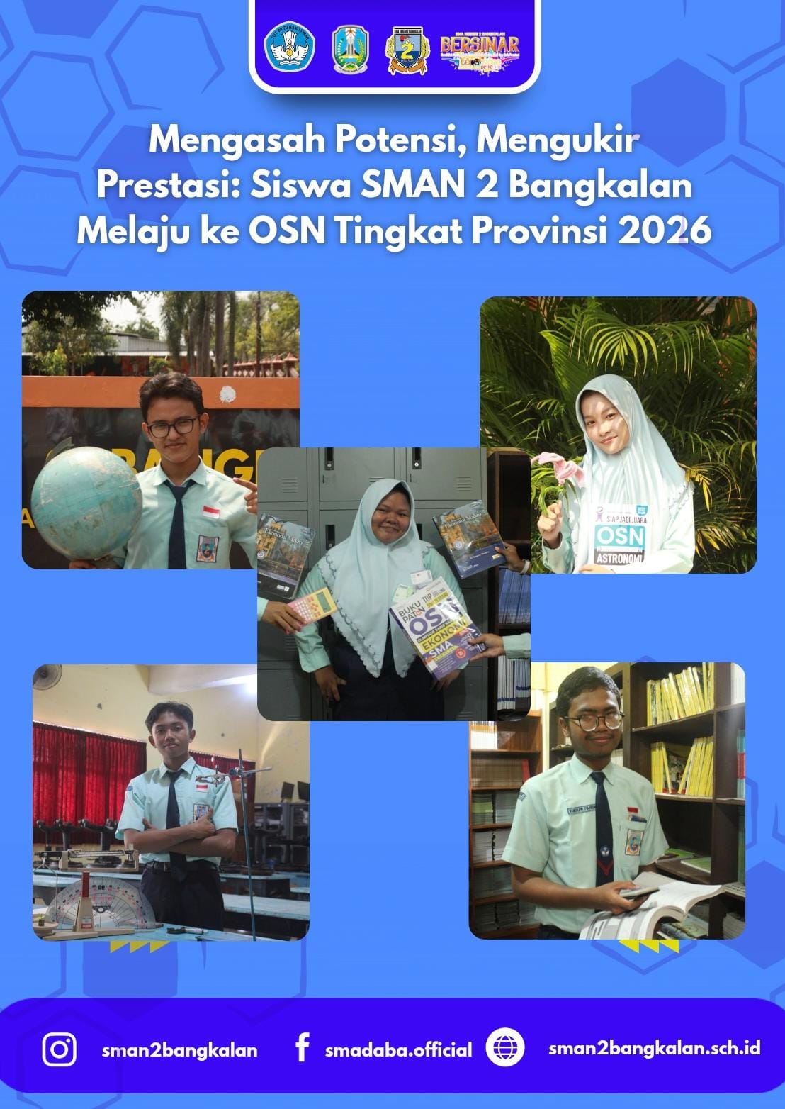 Mengasah Potensi, Mengukir Prestasi: Siswa SMAN 2 Bangkalan Melaju ke OSN Tingkat Provinsi 2026