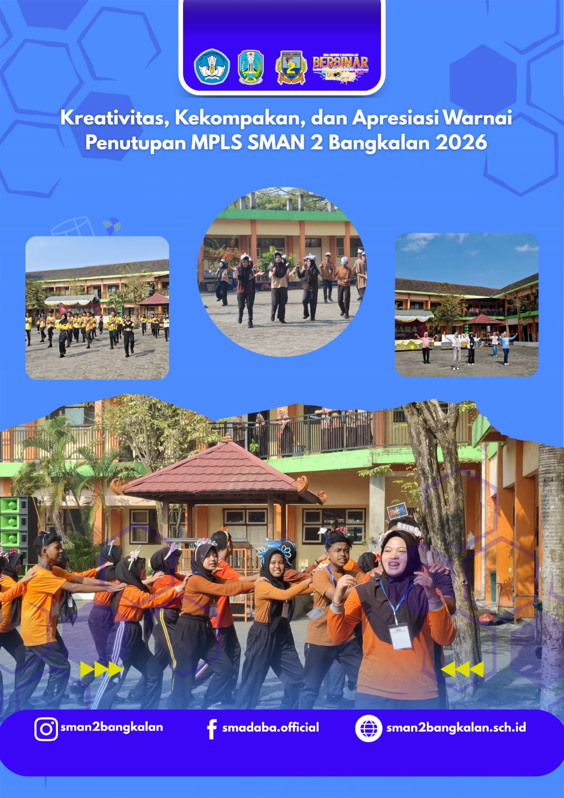 Kreativitas, Kekompakan, dan Apresiasi Warnai Penutupan MPLS SMAN 2 Bangkalan 2026