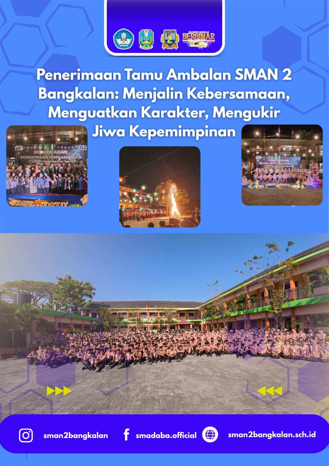 Penerimaan Tamu Ambalan SMAN 2 Bangkalan 2026: Menjalin Kebersamaan, Menguatkan Karakter, Mengukir Jiwa Kepemimpinan